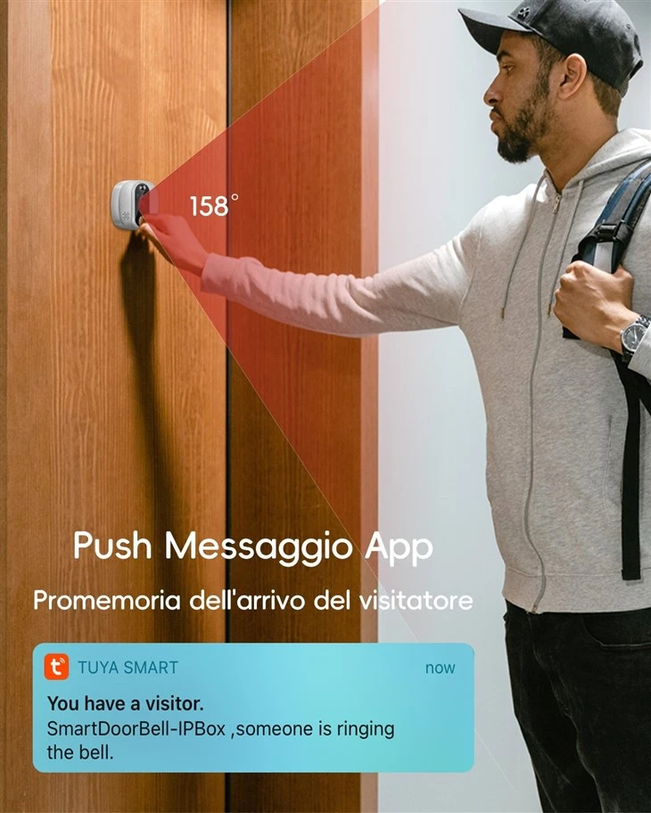 Tuya 1080P WiFi Video Doorbell